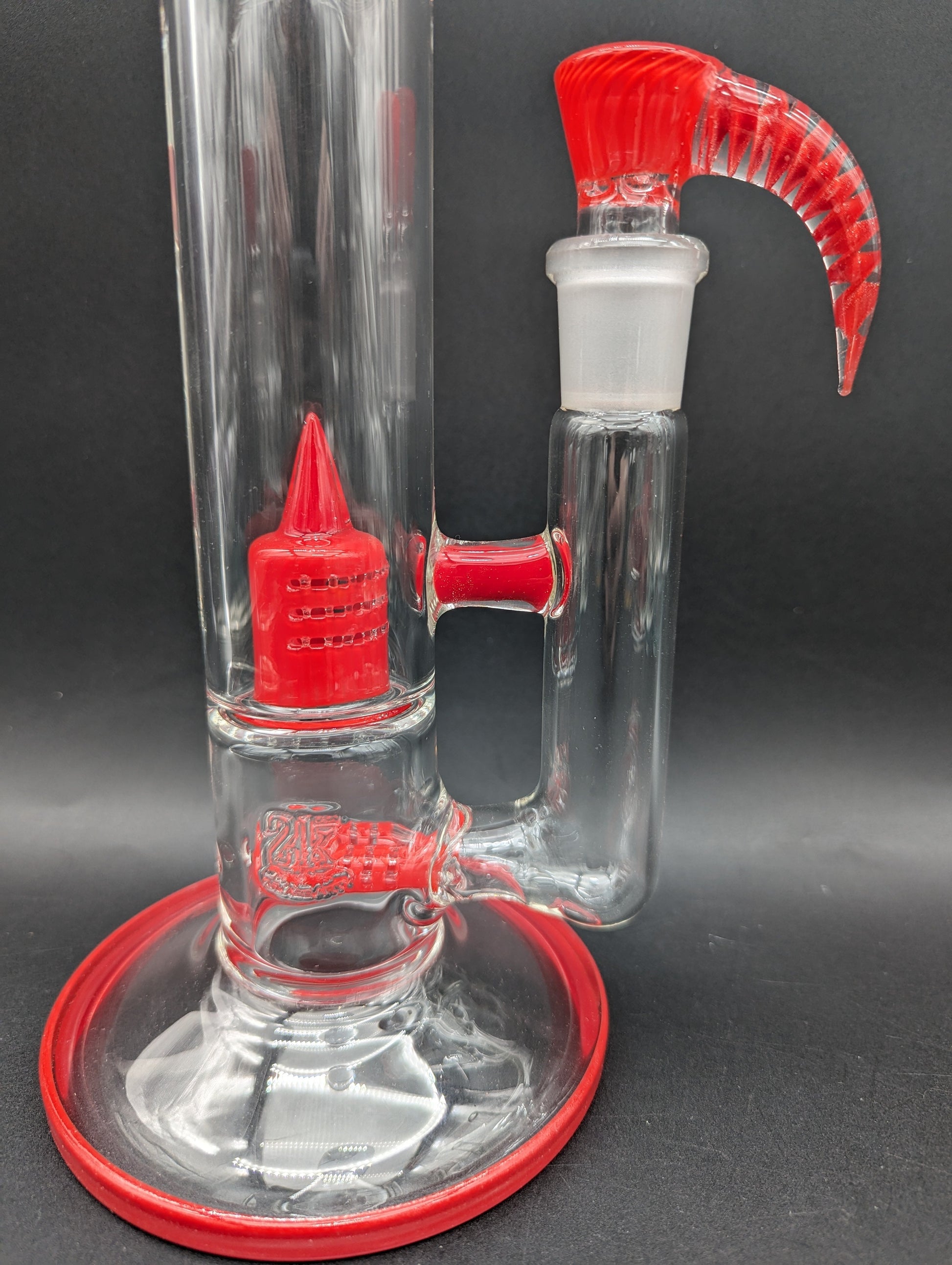 2K Glass Dual Gridline to 180 Grid Cap Bongs-Avernic Smoke Shop