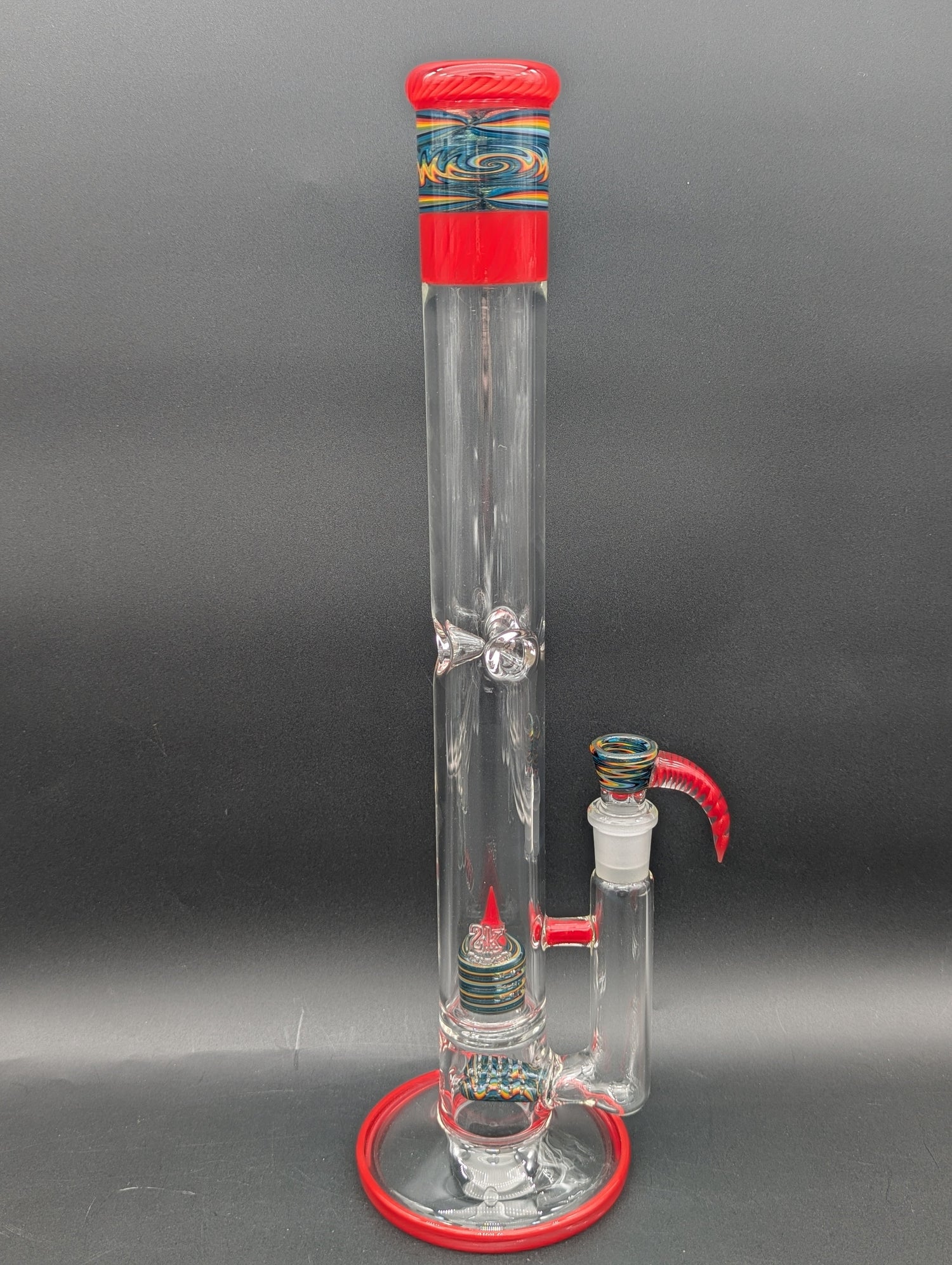 2K Glass Dual Gridline to 180 Grid Cap Bongs-Avernic Smoke Shop