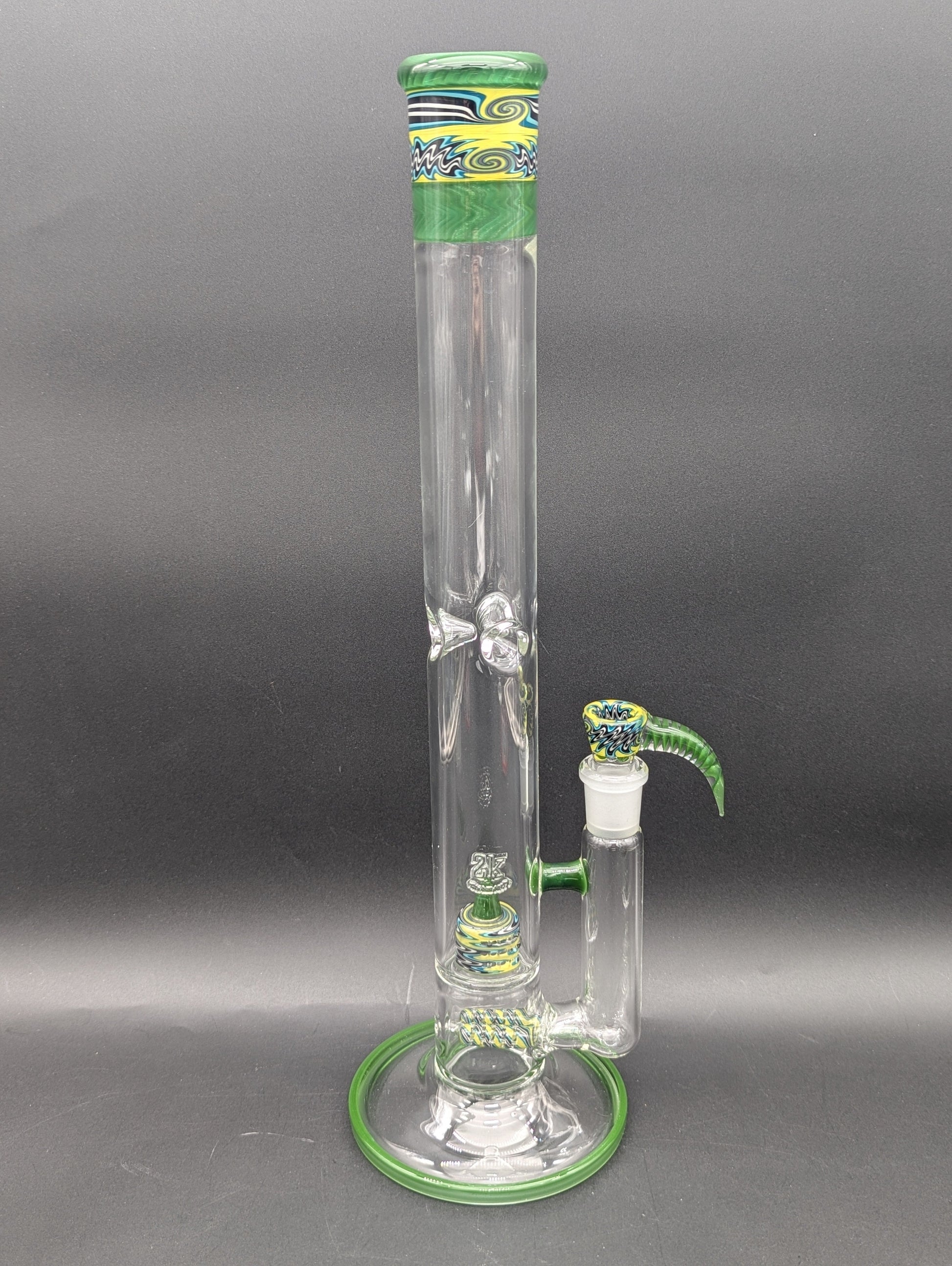 2K Glass Dual Gridline to 180 Grid Cap Bongs-Avernic Smoke Shop