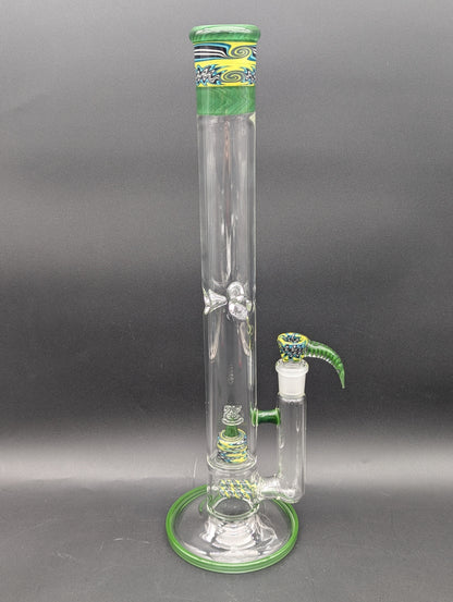 2K Glass Dual Gridline to 180 Grid Cap Bongs-Avernic Smoke Shop