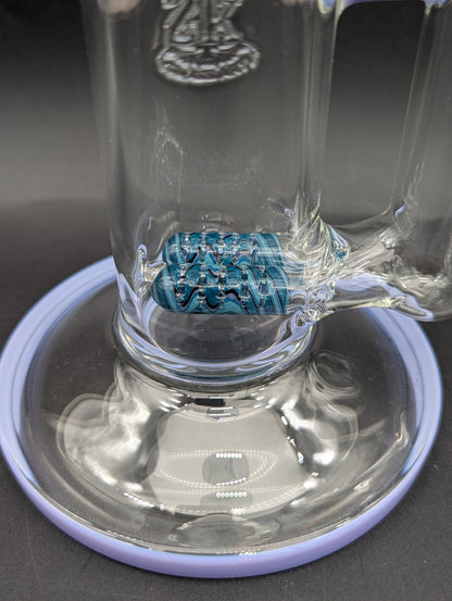 2K Glass Dual Gridline to 8 Arm Bongs - Color Accented-Avernic Smoke Shop