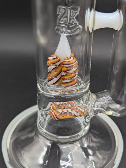 2K Glass Dual Gridline to Inv3 16" Tube-Avernic Smoke Shop