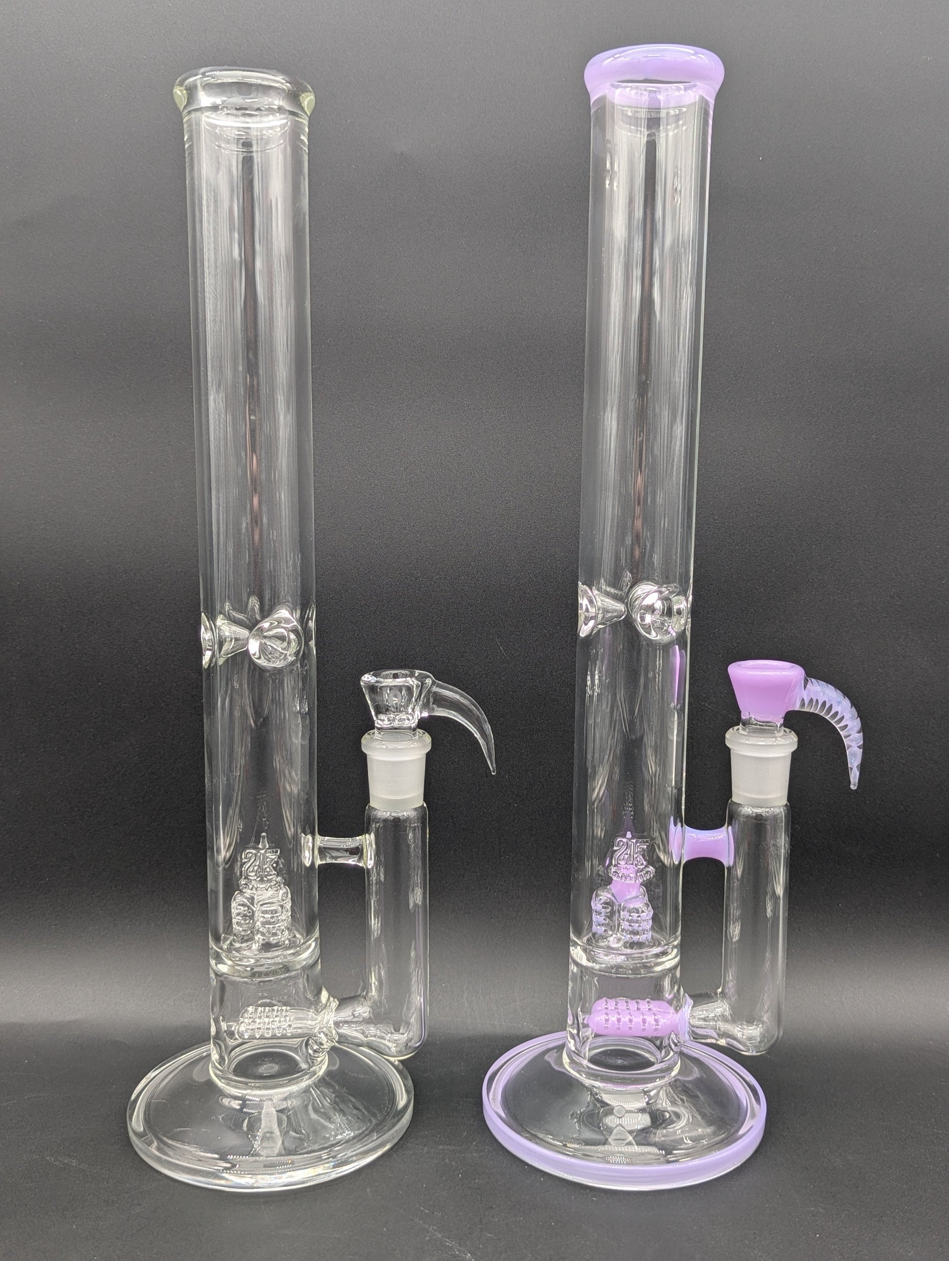 2K Glass Dual Gridline to Inv3 16" Tube-Avernic Smoke Shop