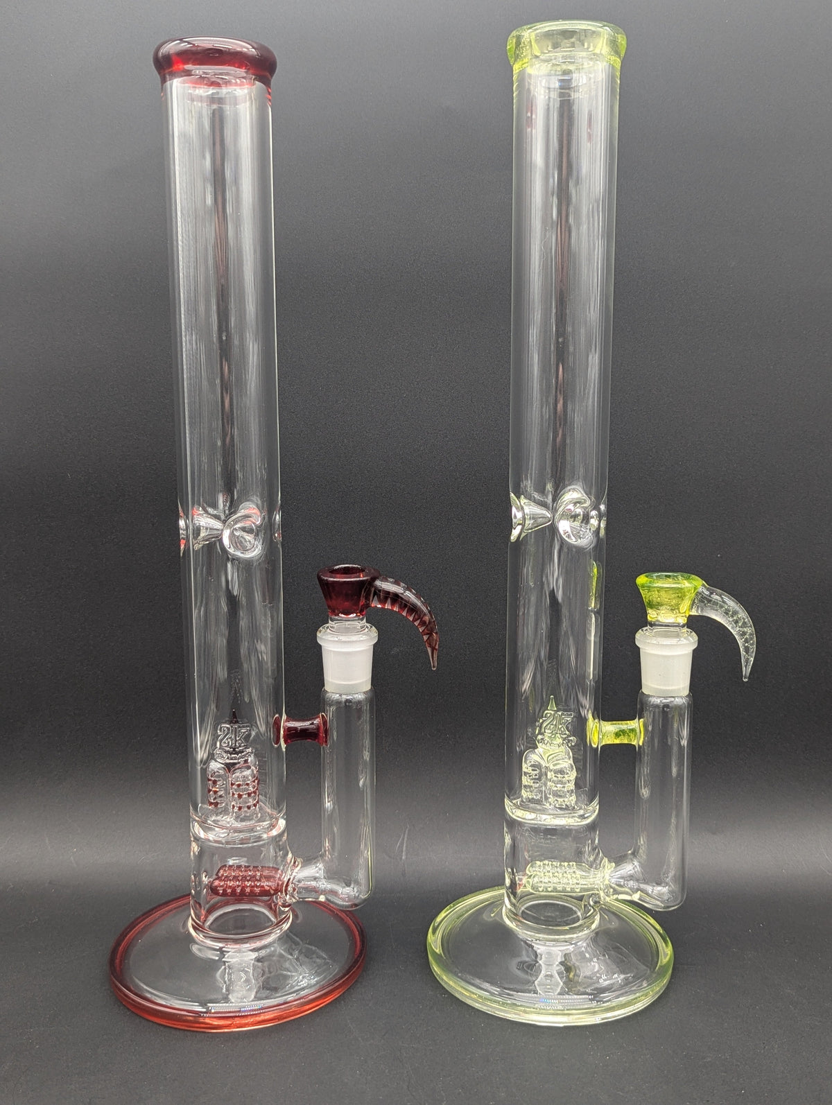 2K Glass Dual Gridline to Inv3 16" Tube-Avernic Smoke Shop