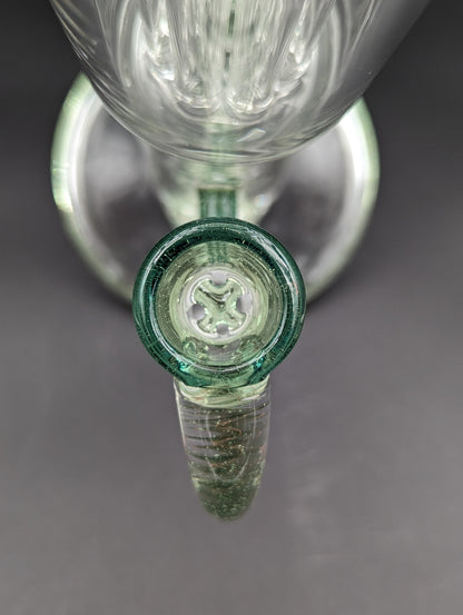 2K Glass Dual Gridline to 8 Arm Bongs - Color Accented-Avernic Smoke Shop