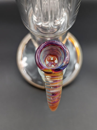 2K Glass Dual Gridline to 8 Arm Bongs - Color Accented-Avernic Smoke Shop