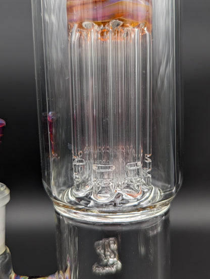 2K Glass Dual Gridline to 8 Arm Bongs - Color Accented-Avernic Smoke Shop