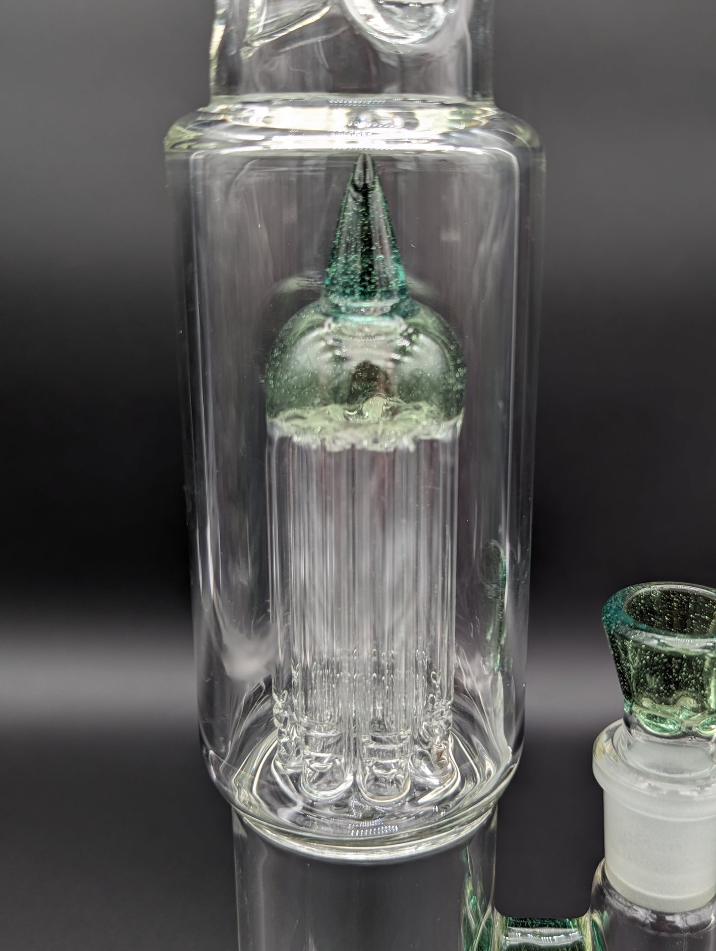 2K Glass Dual Gridline to 8 Arm Bongs - Color Accented-Avernic Smoke Shop