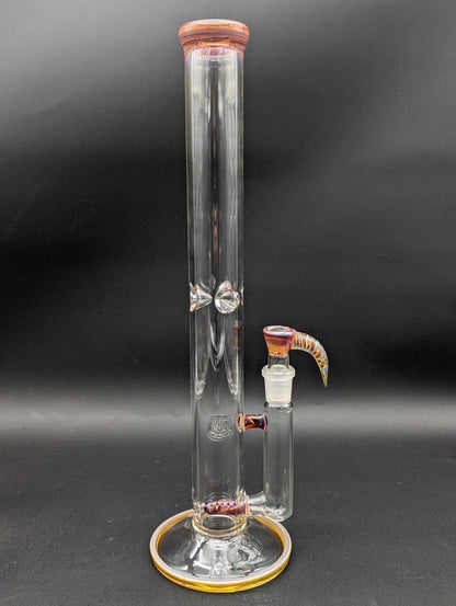 2K Glass Single Gridline Perc Bong-Avernic Smoke Shop