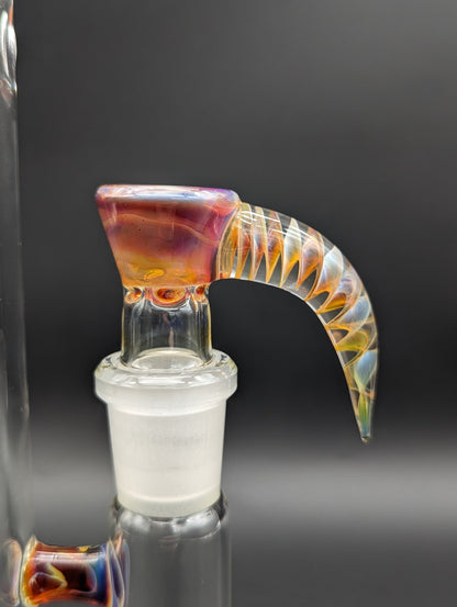 2K Glass Single Gridline Perc Bong-Avernic Smoke Shop