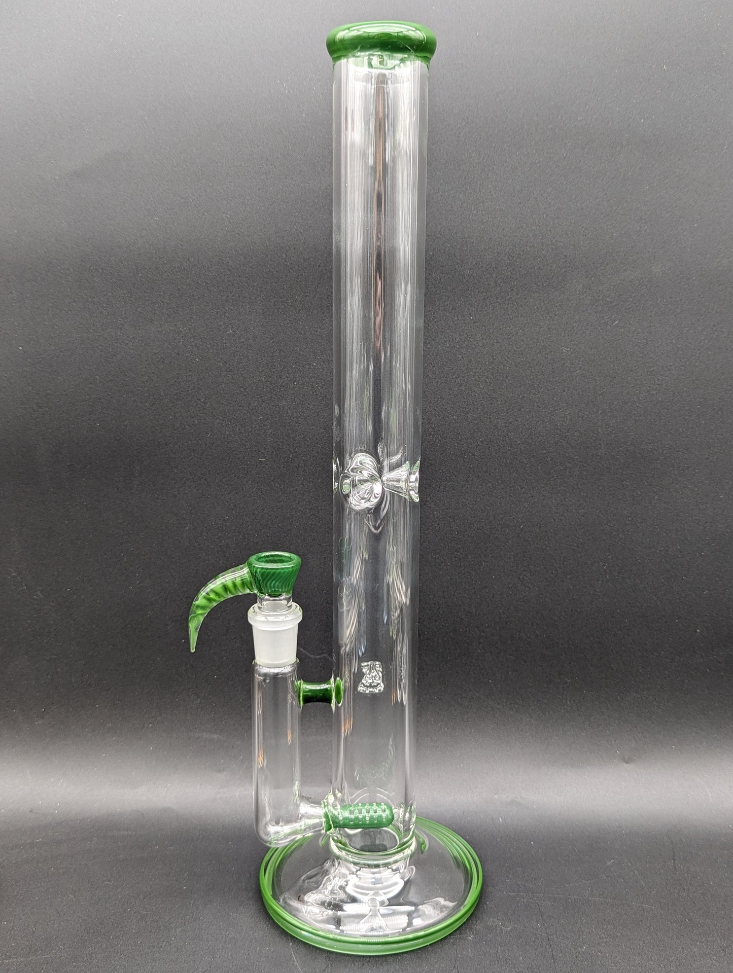 2K Glass Single Gridline Perc Bong-Avernic Smoke Shop