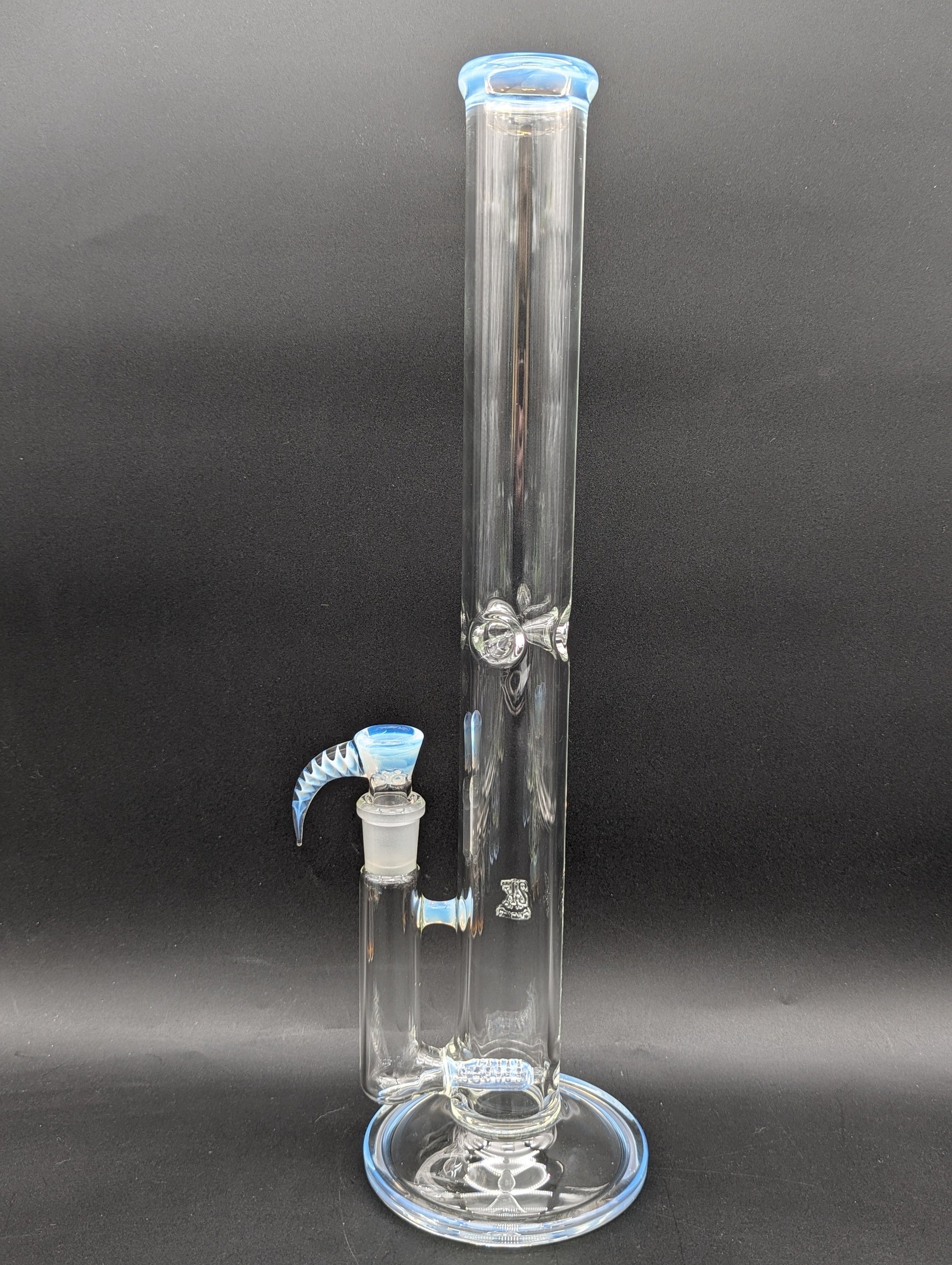 2K Glass Single Gridline Perc Bong-Avernic Smoke Shop