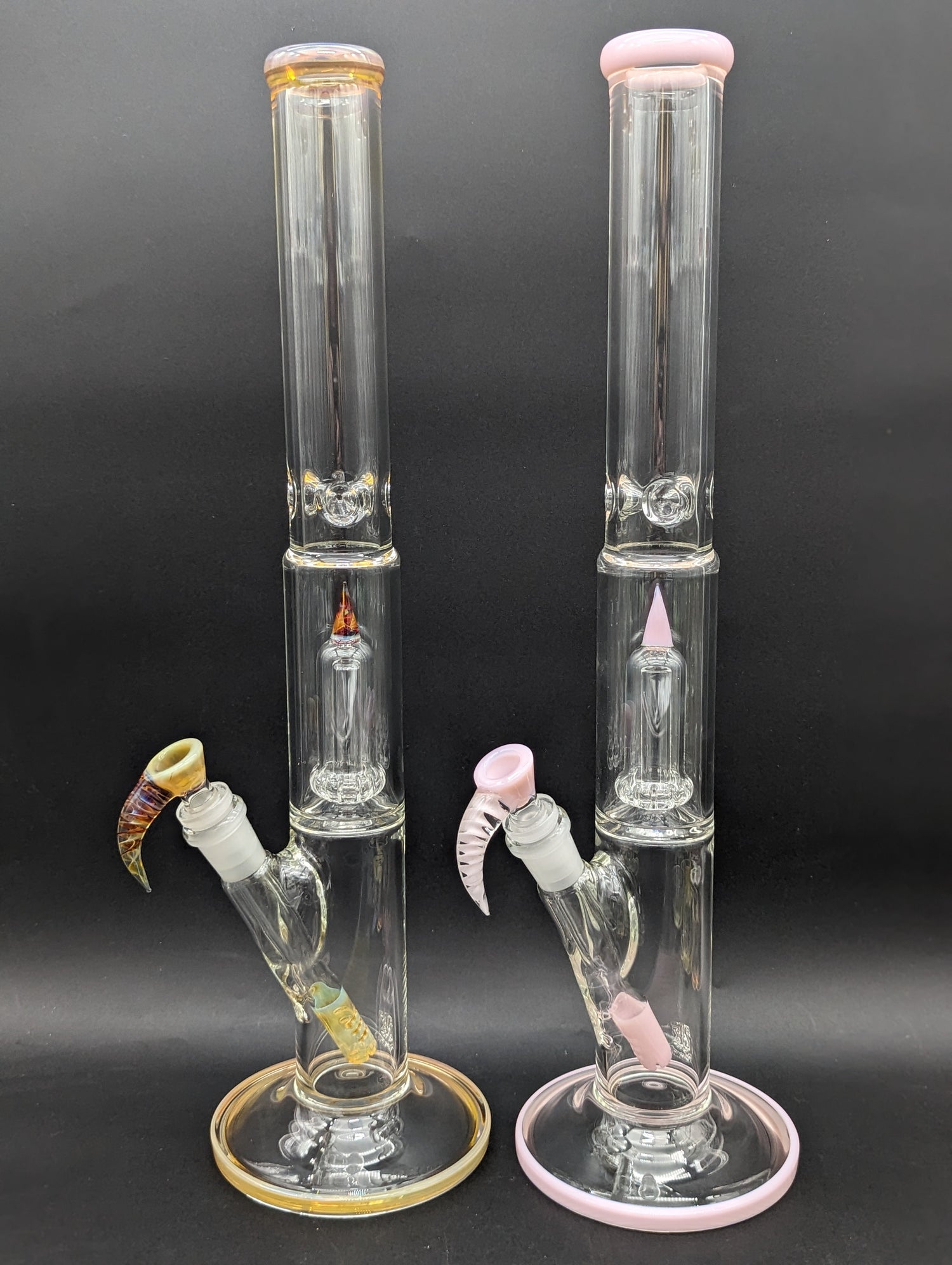 2K Glass Straight Tube w/ 360 Grid-Avernic Smoke Shop