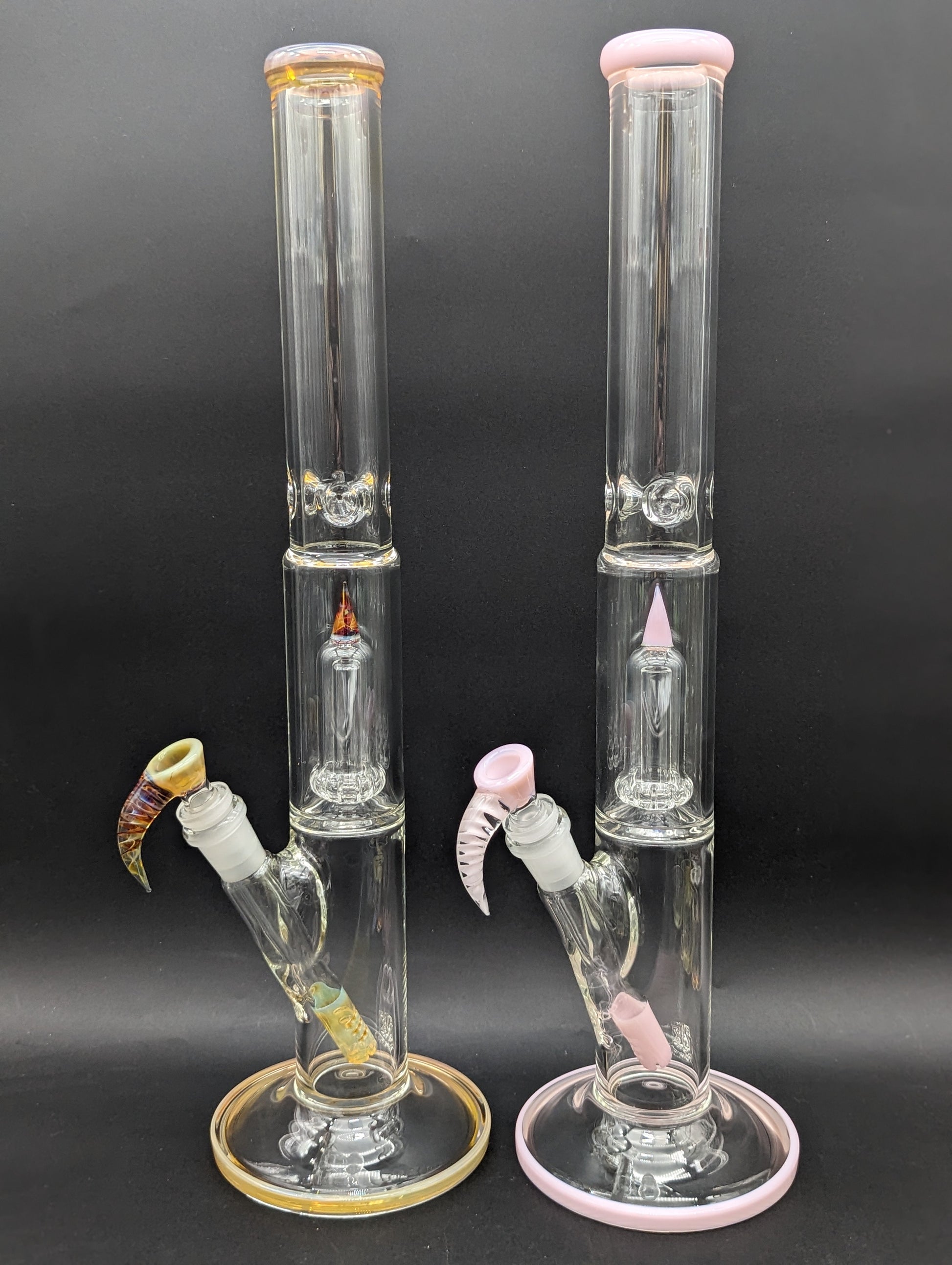 2K Glass Straight Tube w/ 360 Grid - Meech Madness Smoke Shop
