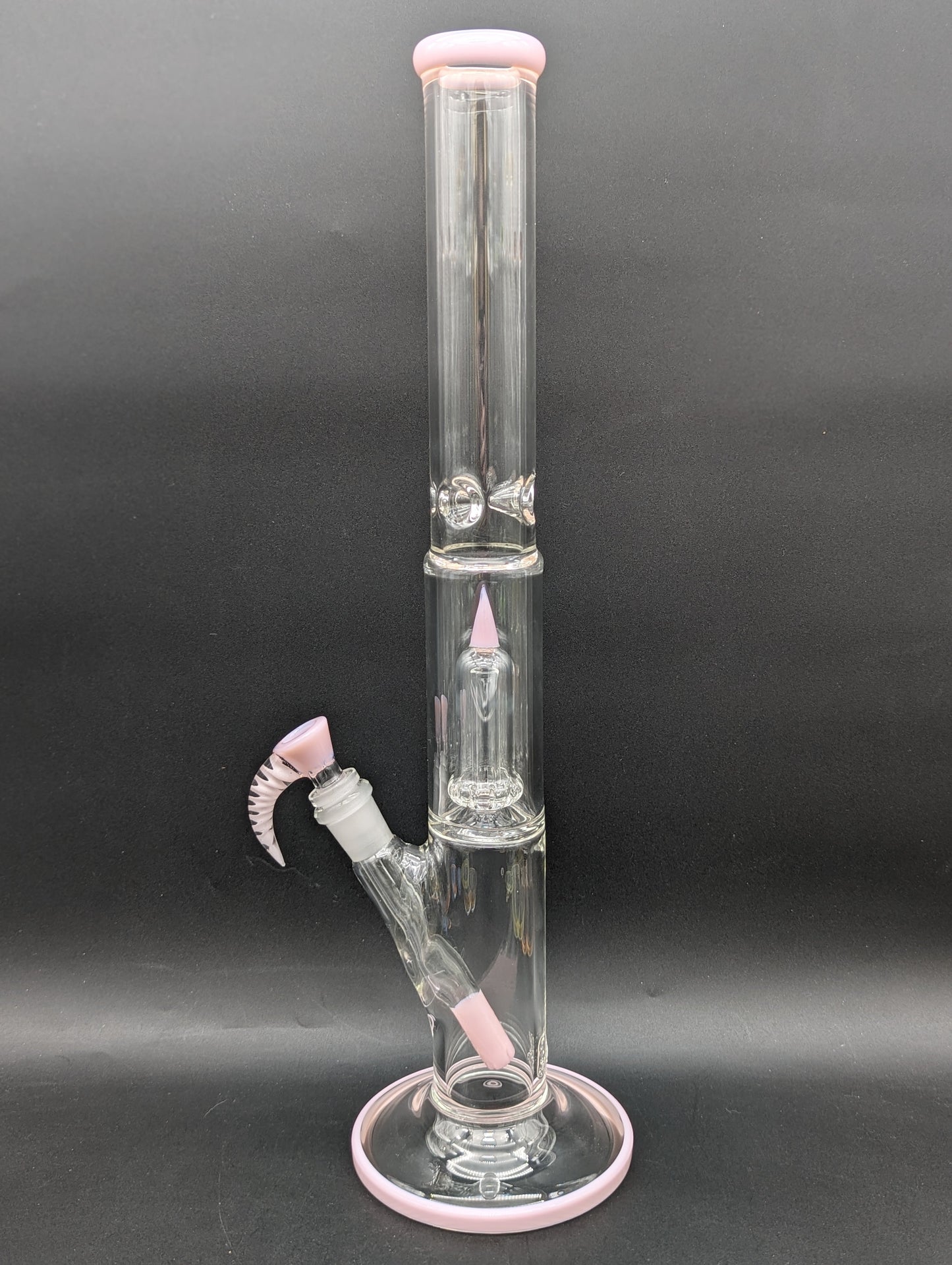 2K Glass Straight Tube w/ 360 Grid - Meech Madness Smoke Shop