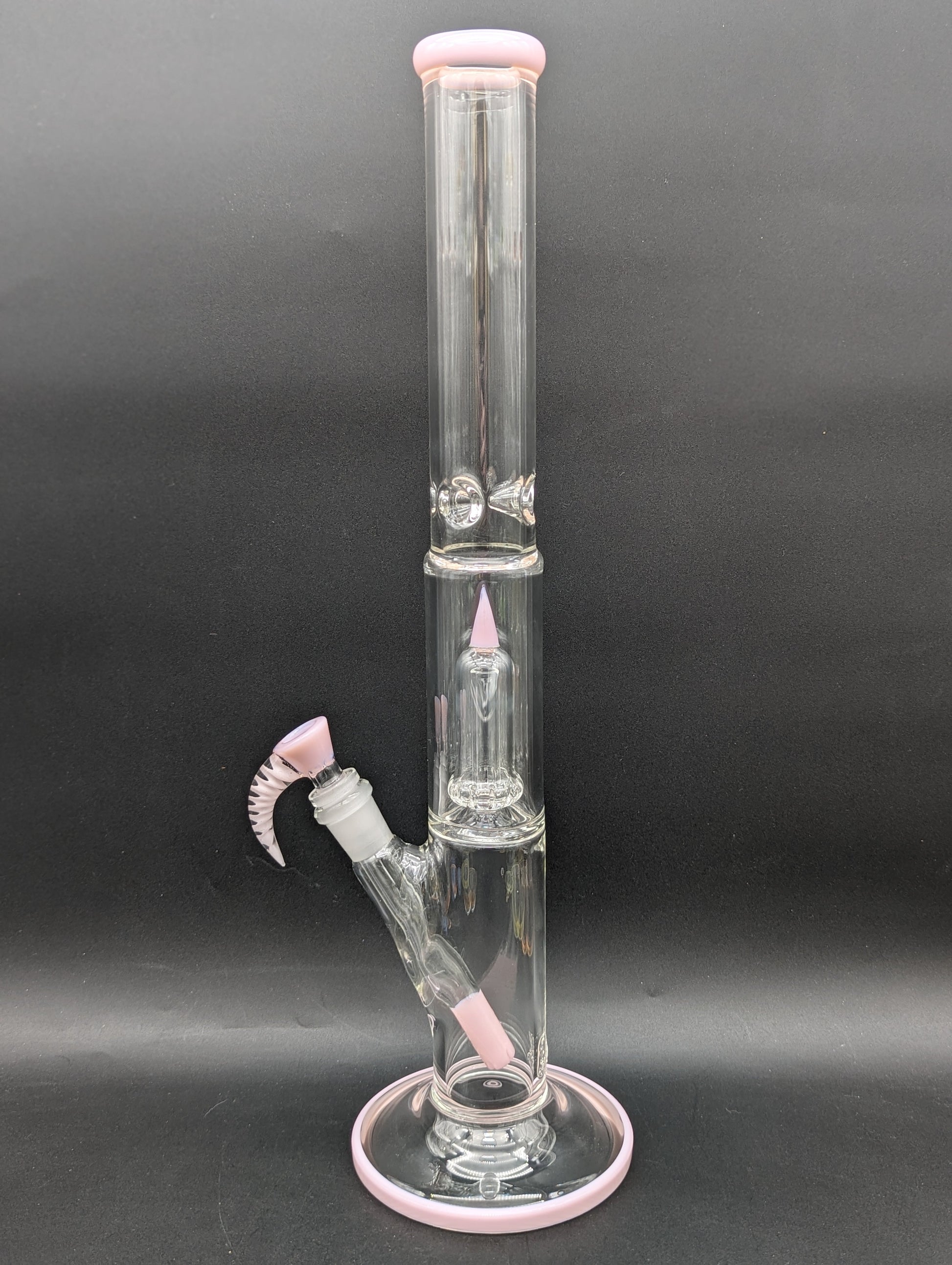 2K Glass Straight Tube w/ 360 Grid - Meech Madness Smoke Shop