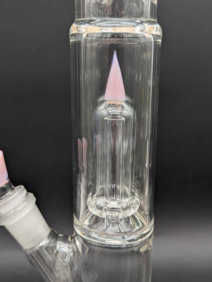 2K Glass Straight Tube w/ 360 Grid - Meech Madness Smoke Shop