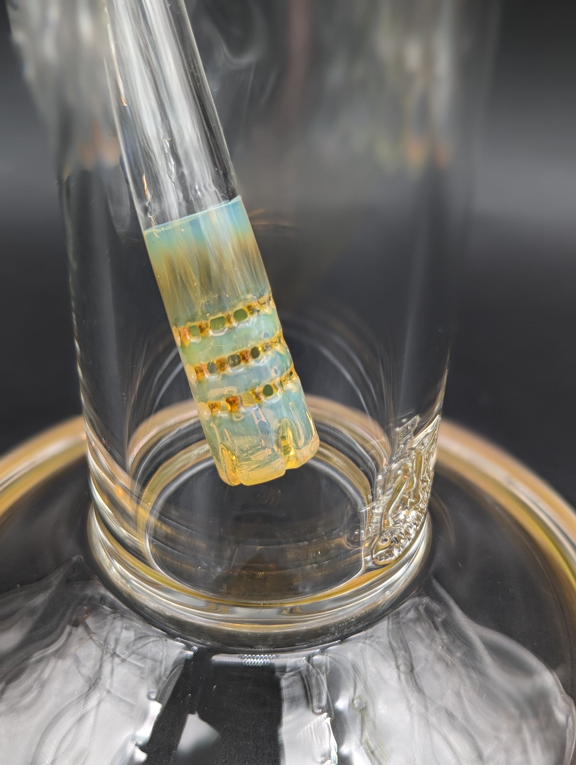 2K Glass Straight Tube w/ 360 Grid - Meech Madness Smoke Shop