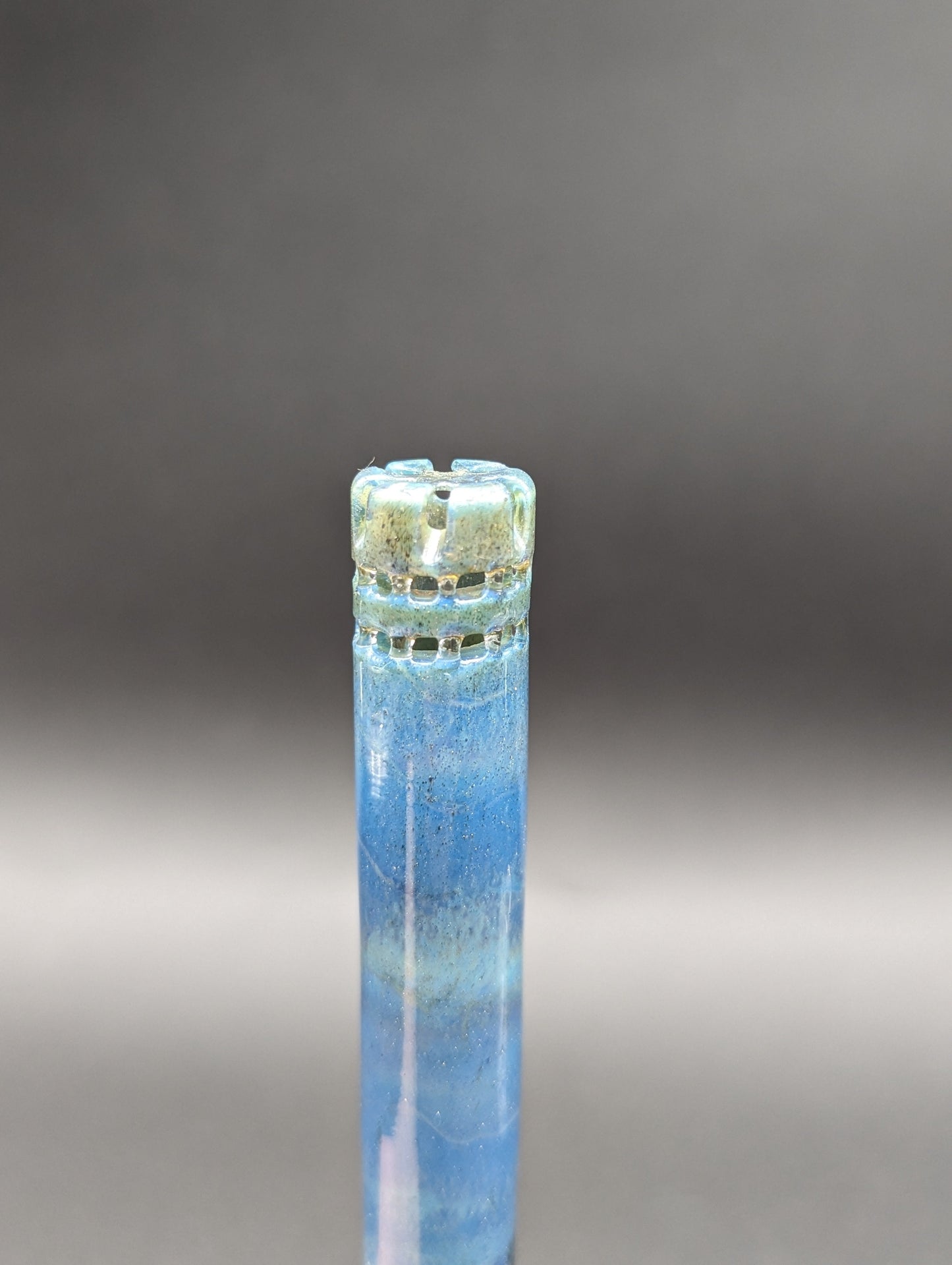 2K Glass Straight Tube with Diffused Downstem - Meech Madness Smoke Shop