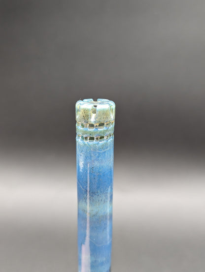 2K Glass Straight Tube with Diffused Downstem - Meech Madness Smoke Shop