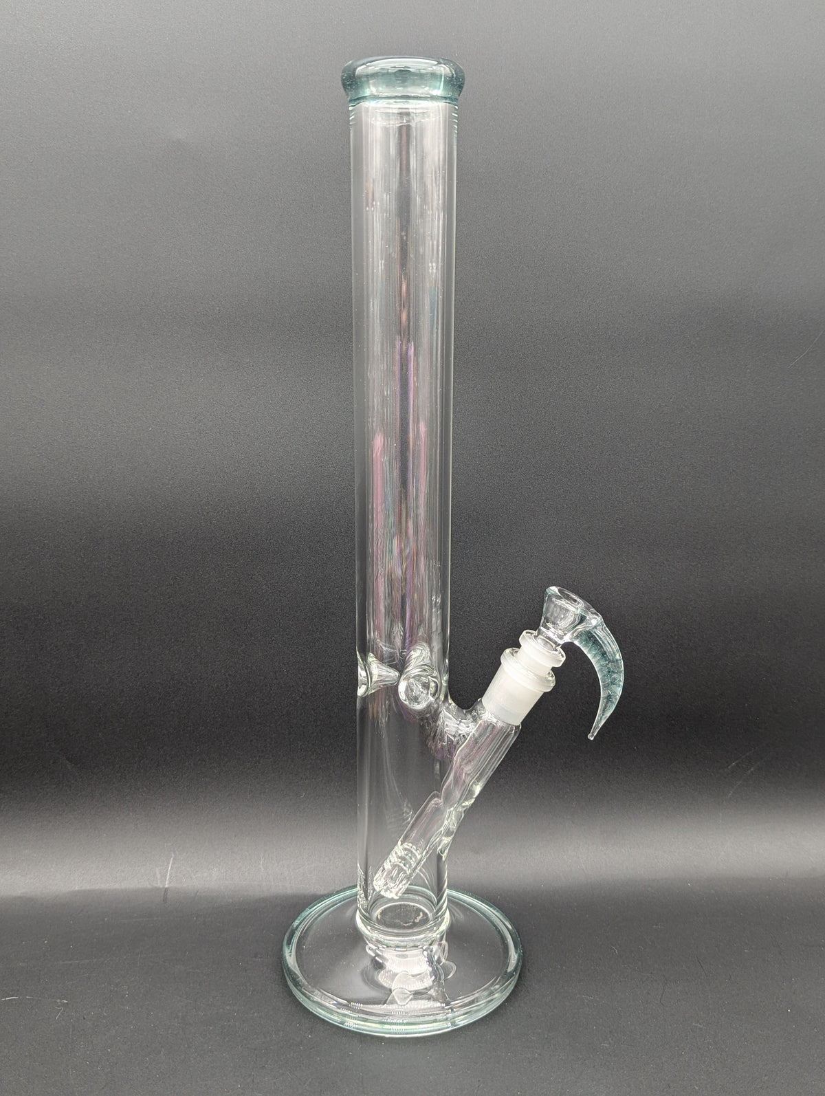 2K Glass Straight Tube with Diffused Downstem-Avernic Smoke Shop
