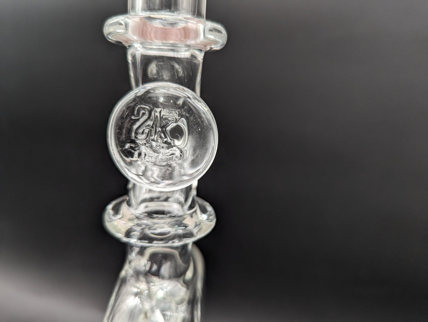 2K Glass Swiss Perc Straight Tube Bong - Meech Madness Smoke Shop