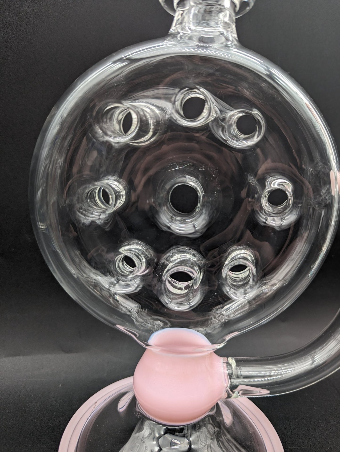 2K Glass Swiss Perc Straight Tube Bong - Meech Madness Smoke Shop