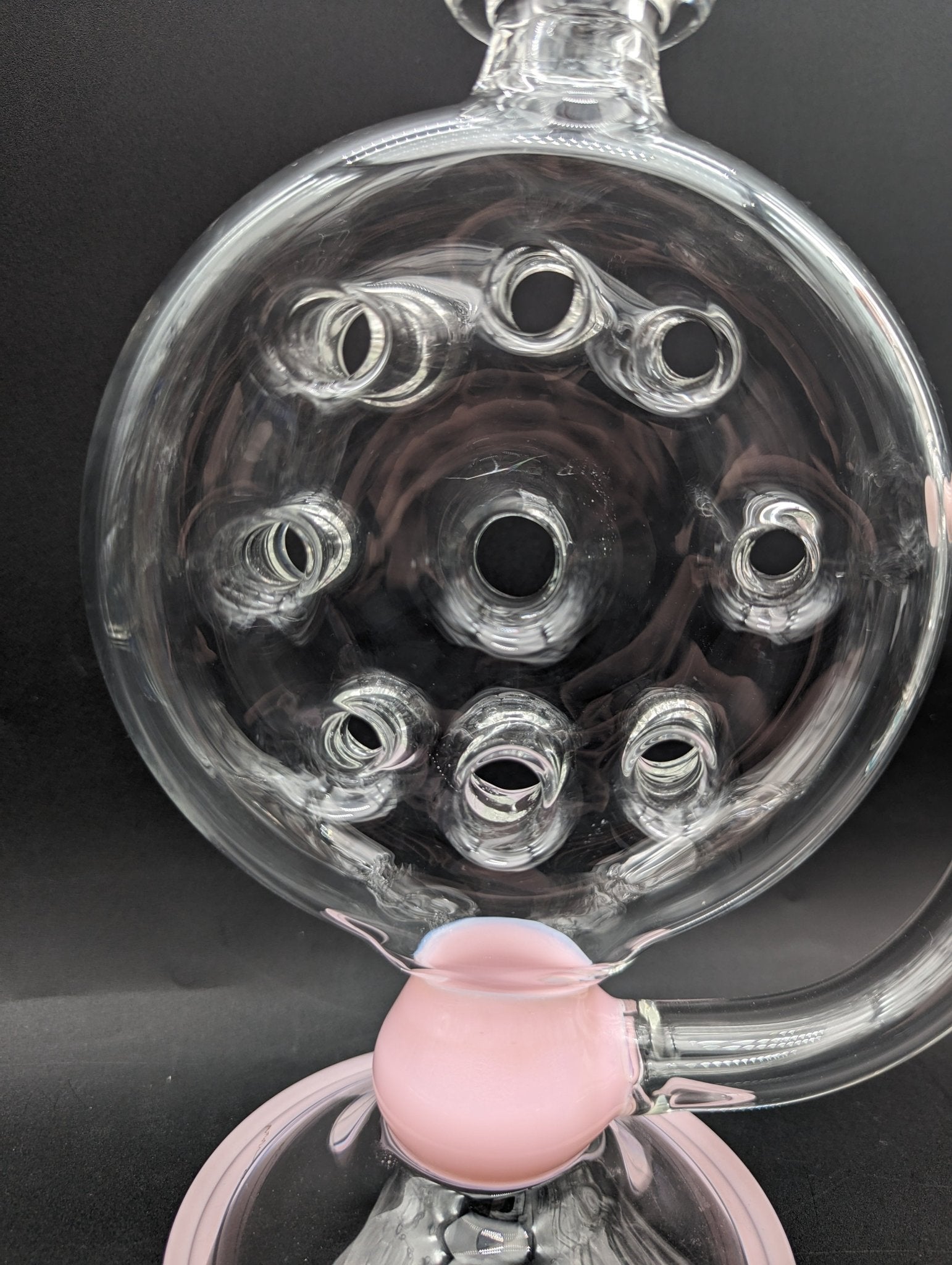 2K Glass Swiss Perc Straight Tube Bong - Meech Madness Smoke Shop