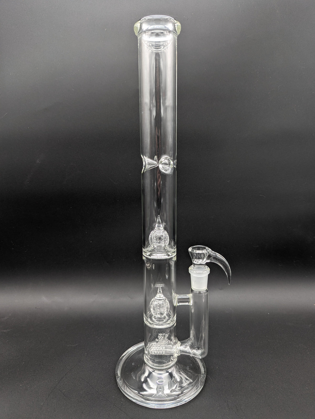 2K Glass - Triple Perc Tube-Avernic Smoke Shop