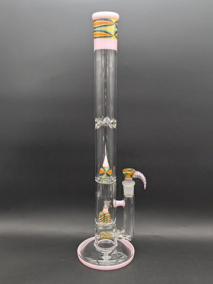 2K Glass - Triple Perc Tube-Avernic Smoke Shop