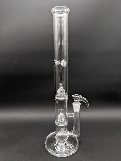 2K Glass - Triple Perc Tube-Avernic Smoke Shop