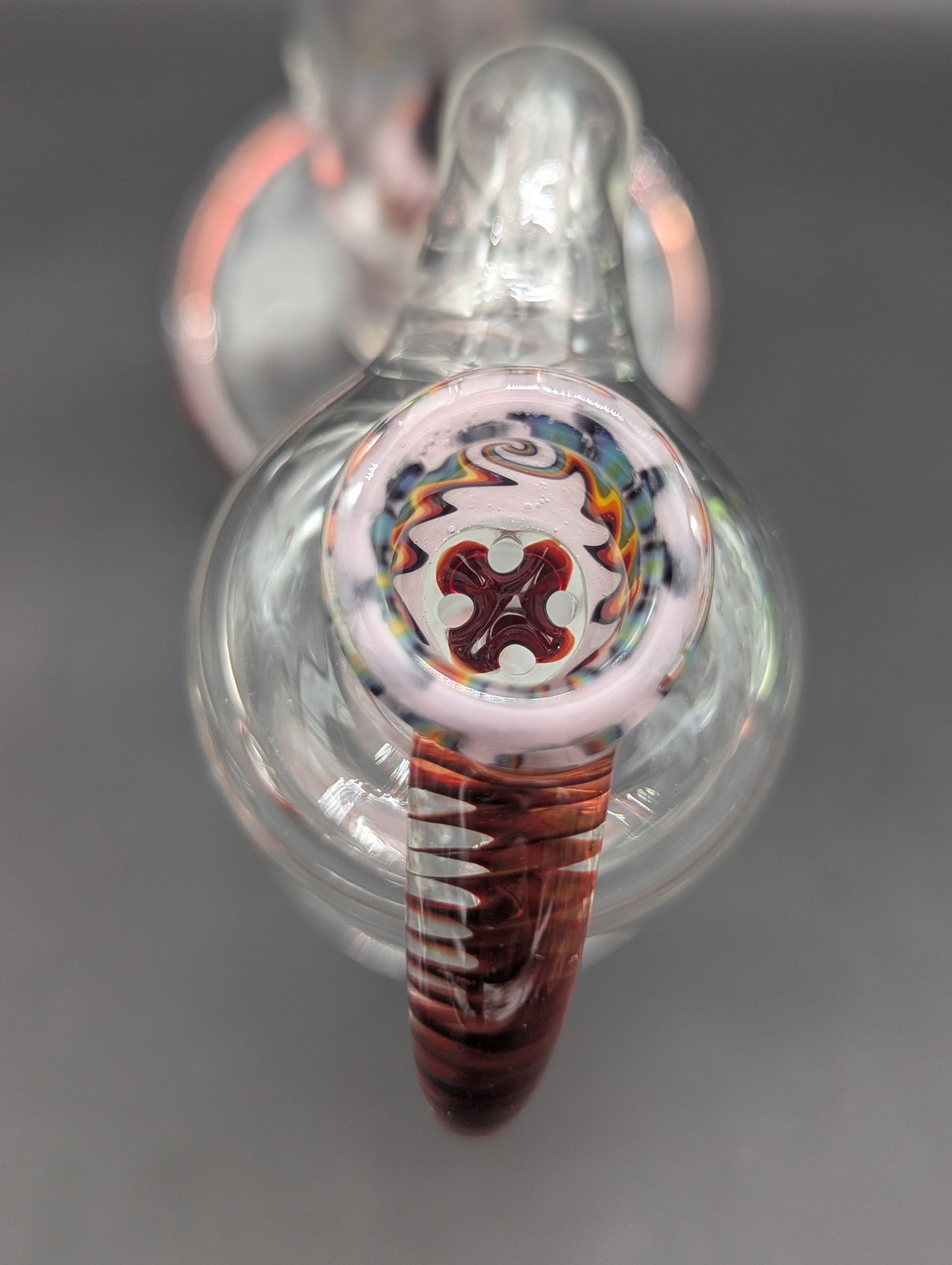2K Glass Worked Bong Set w/ Ash Catcher-Avernic Smoke Shop