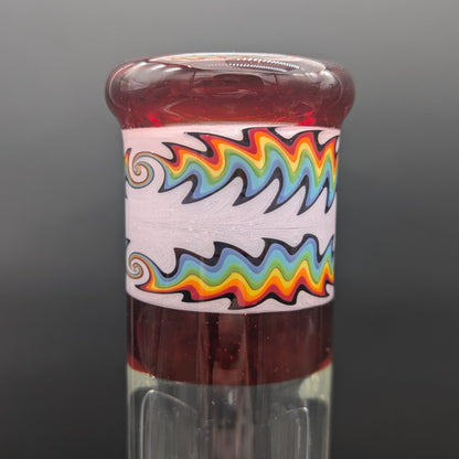2K Glass Worked Bong Set w/ Ash Catcher-Avernic Smoke Shop