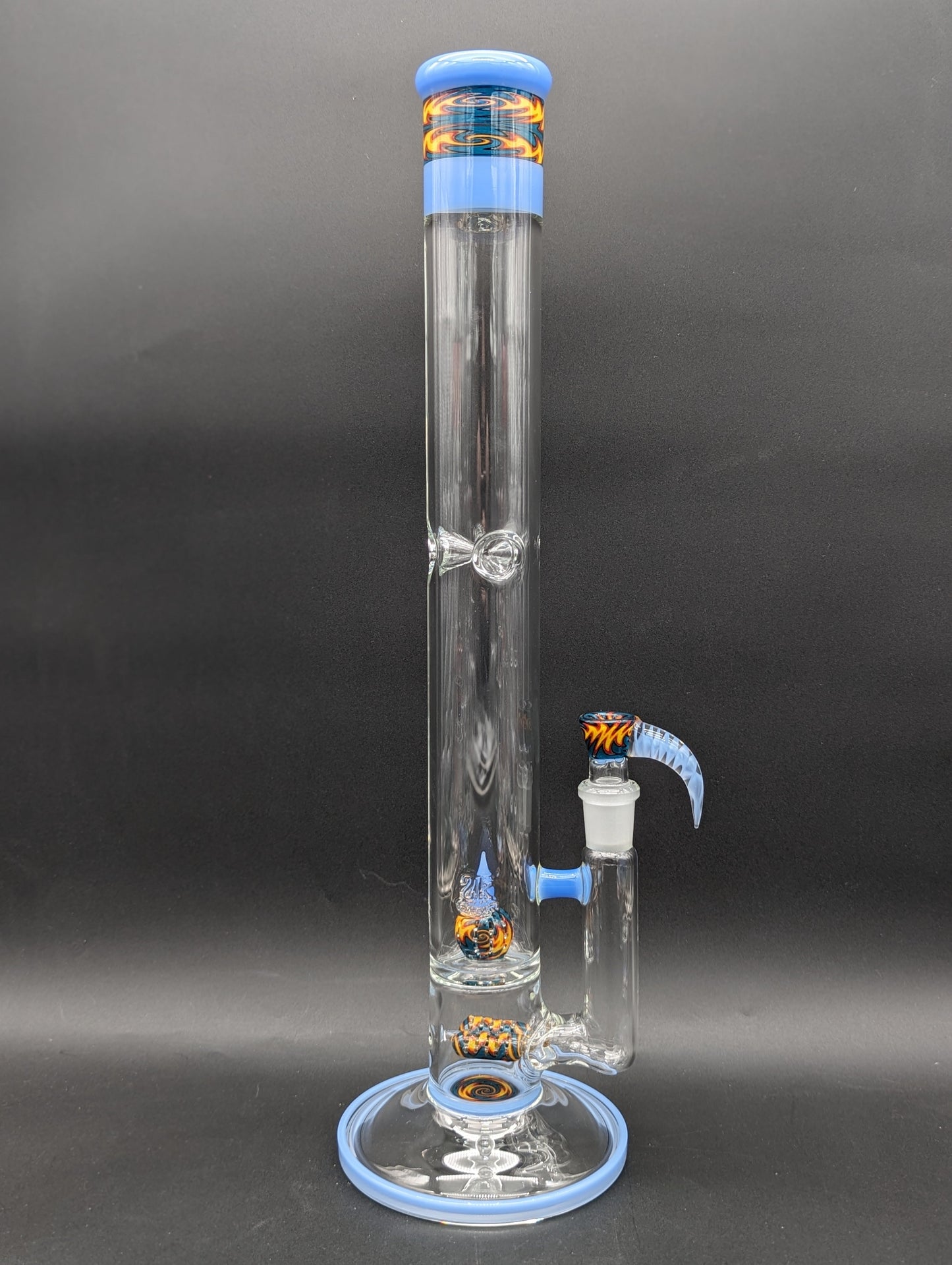 2K Glass Worked Dual Inline to Imperial Tube-Avernic Smoke Shop