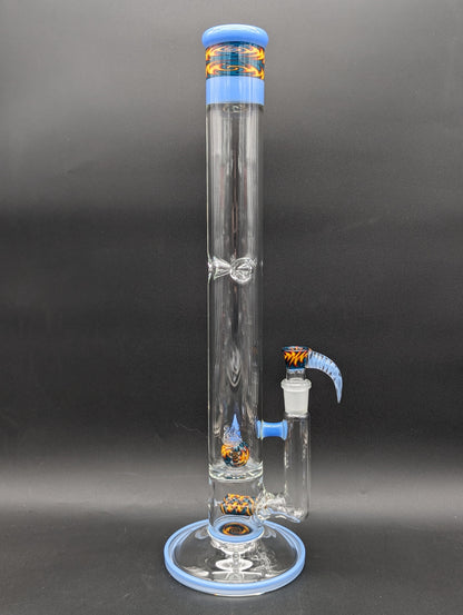 2K Glass Worked Dual Inline to Imperial Tube-Avernic Smoke Shop