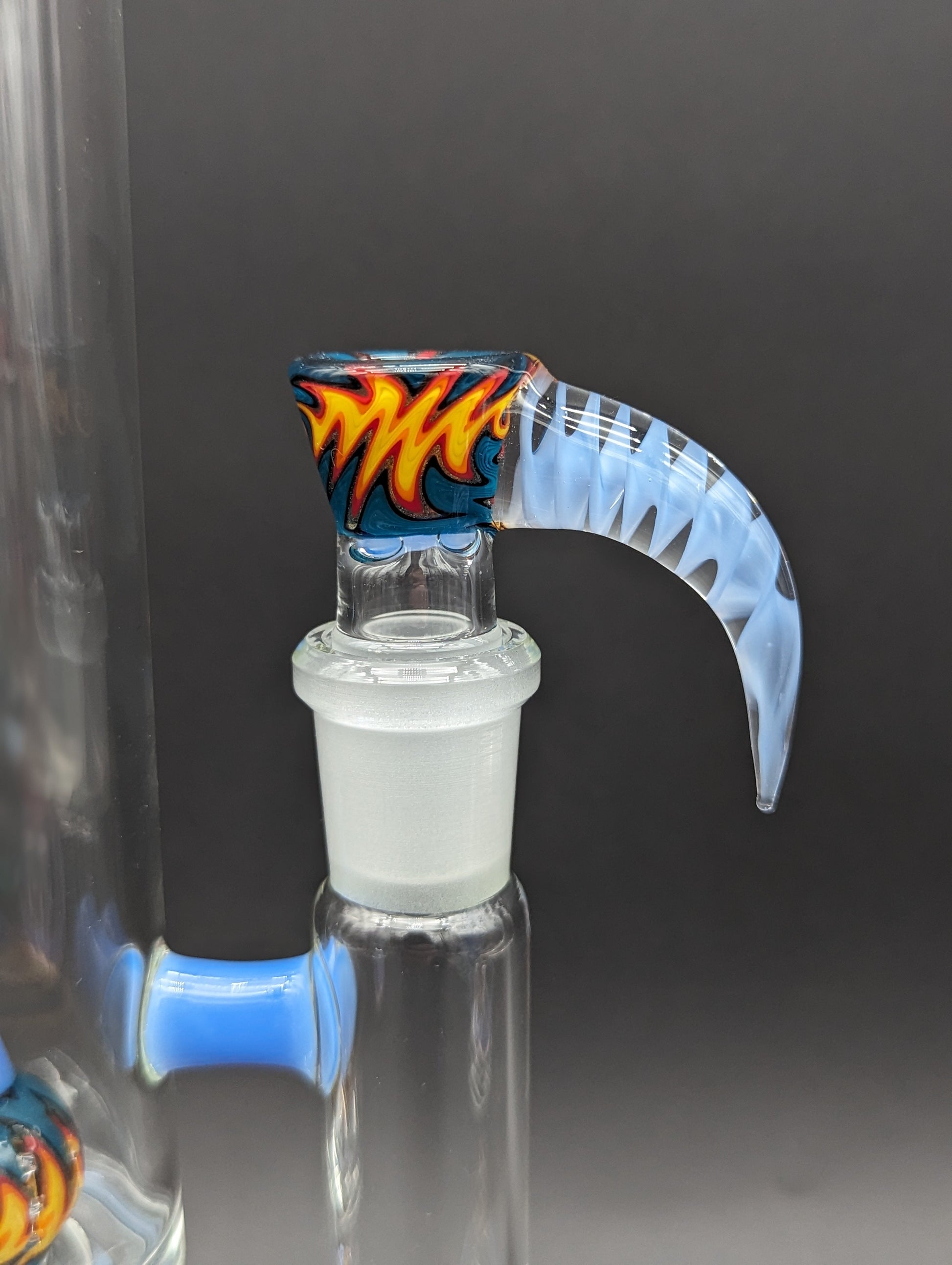 2K Glass Worked Dual Inline to Imperial Tube-Avernic Smoke Shop