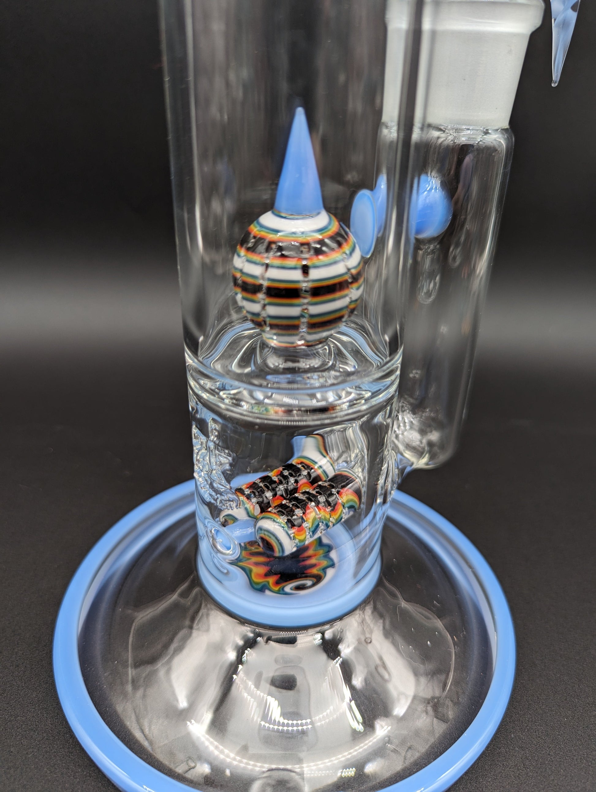 2K Glass Worked Dual Inline to Imperial Tube - Avernic Smoke Shop