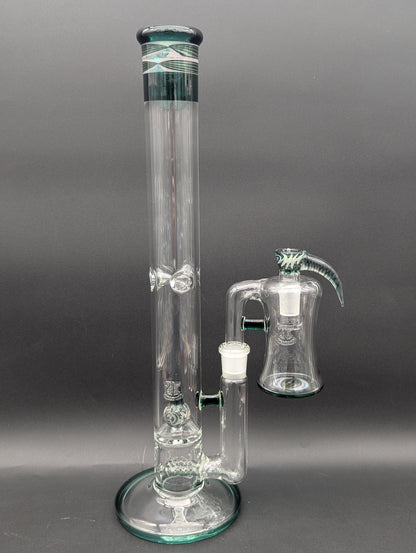 2K Glass Worked Full Accent Bong Set-Avernic Smoke Shop