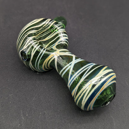 3" Color Swirl Peanut Hand Pipes-Avernic Smoke Shop