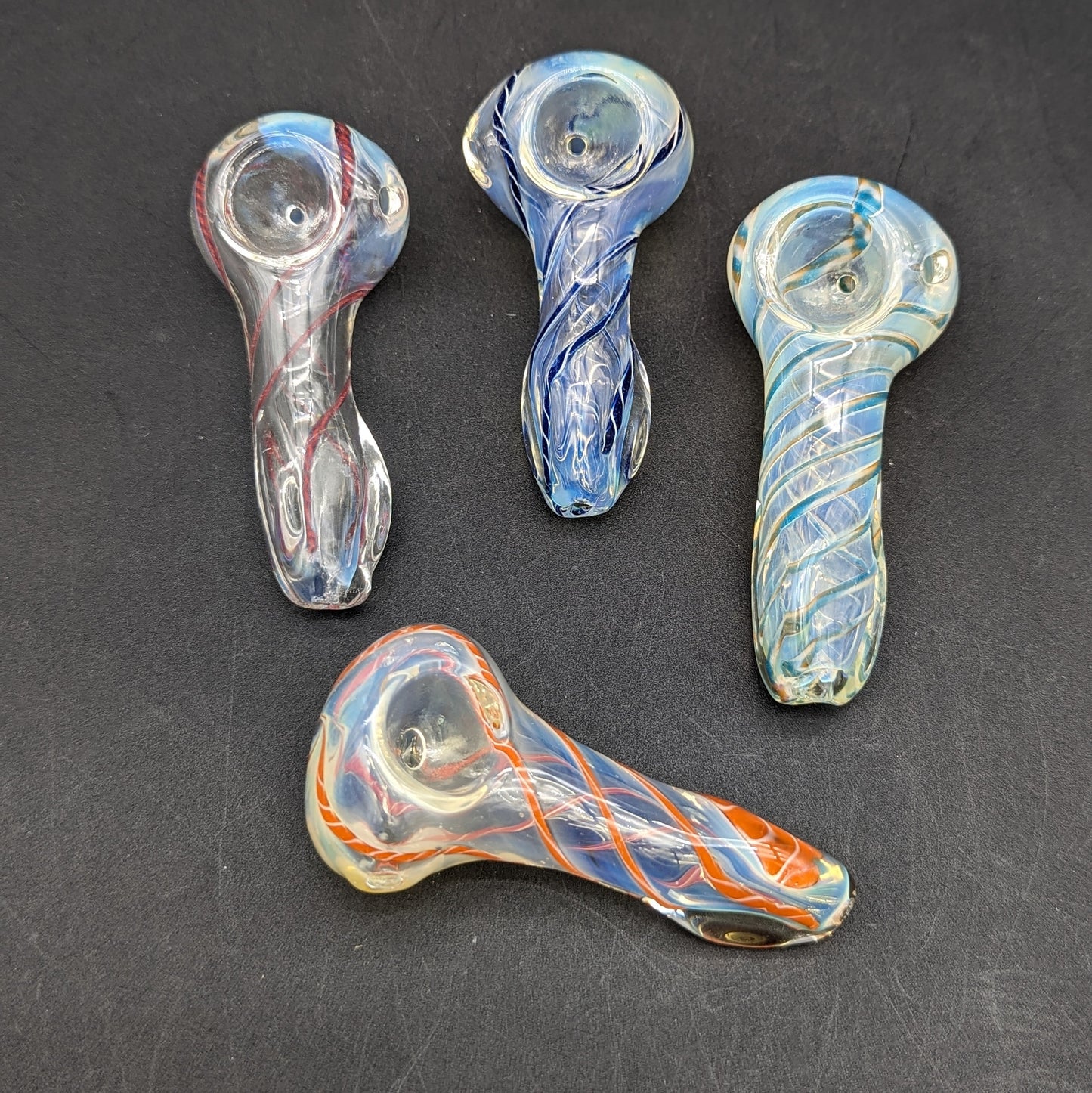 3" Fumed Color Spiral Pipes-Avernic Smoke Shop