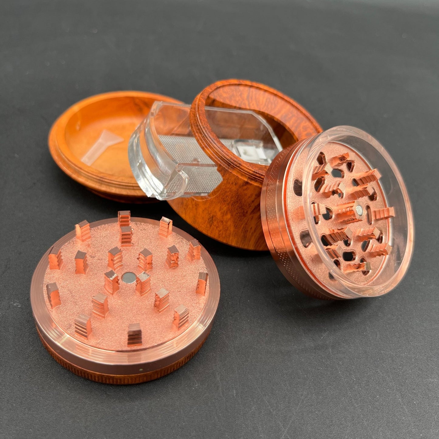 3" Premium Wobble Eject Tray 4 Part Grinder - Meech Madness Smoke Shop