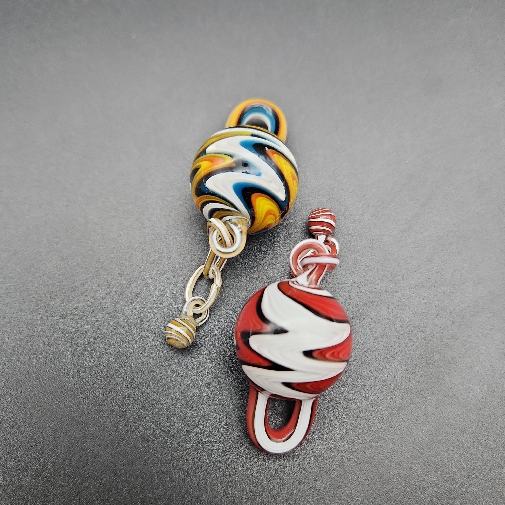 3" Wig Wag Terp Chain - Carb Cap for Terp Slurpers - Meech Madness Smoke Shop