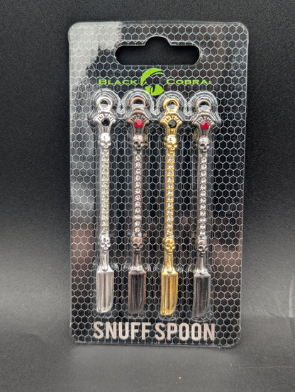 3.25" Jeweled Metal Dab Scoops-Avernic Smoke Shop