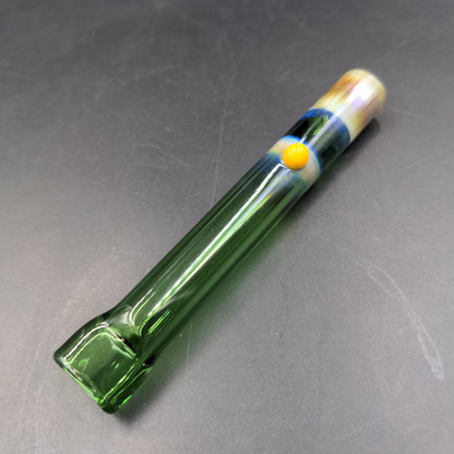 3.5" Flat Mouth Chillum - by LimboGlass-Avernic Smoke Shop