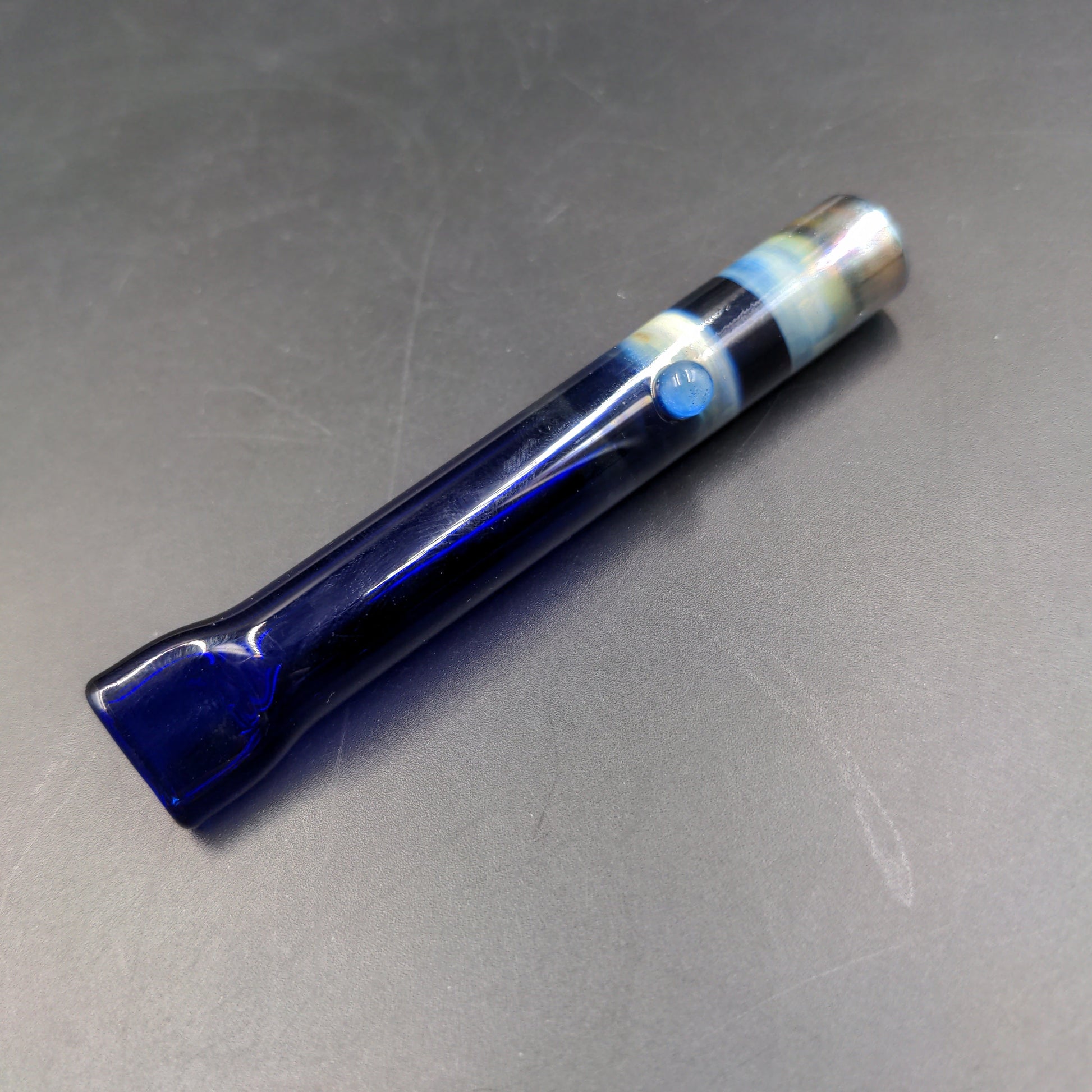 3.5" Flat Mouth Chillum - by LimboGlass-Avernic Smoke Shop