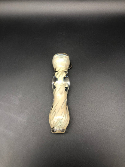3.5" Thick Glass Fumed Chillums - by LimboGlass - Meech Madness Smoke Shop