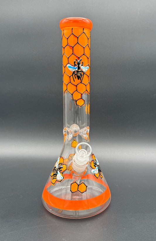 3D Bee Beaker Bong - Meech Madness Smoke Shop