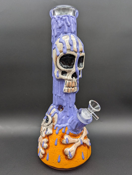 3D Poison Water Skull Beaker Bong - Meech Madness Smoke Shop