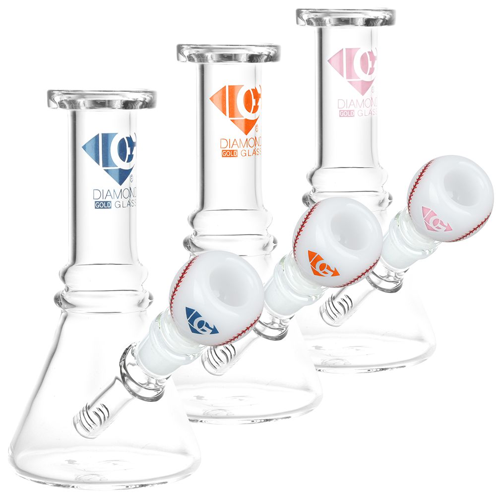 Diamond Glass Ace Water Pipe - 7" / 14mm F