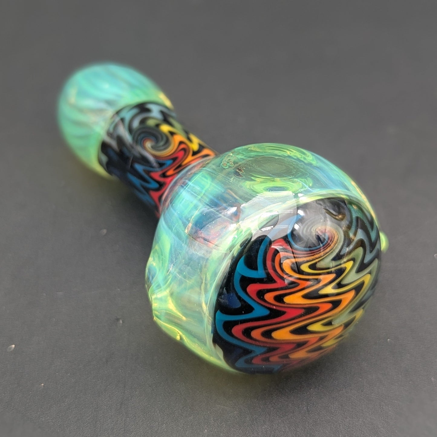4" Color Fumed Wig Wag Pipes-Avernic Smoke Shop